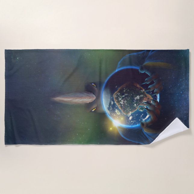 TSDS King of Earth      Beach Towel (Front)