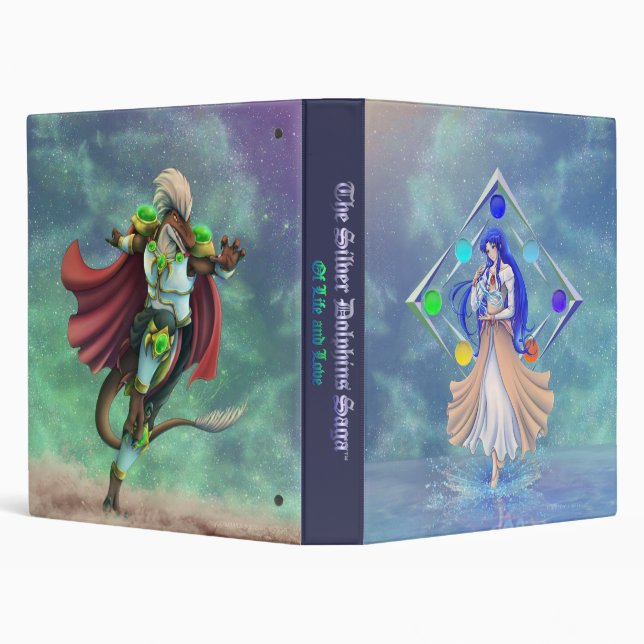 TSDS: Miral Akemi and Justin Arisdale Cover Art 3 Ring Binder (Background)