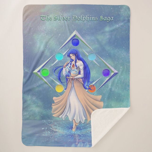 TSDS: Miral Akemi Cover Art Solo Water   Sherpa Blanket (Front)
