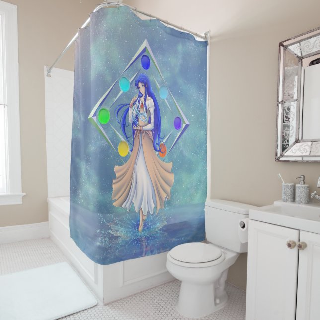 TSDS: Miral Akemi Cover Art Solo Water   Shower Curtain (In Situ)