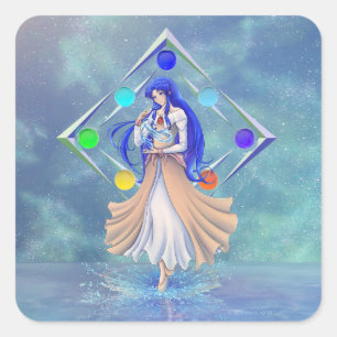 TSDS: Miral Akemi Cover Art Square Sticker