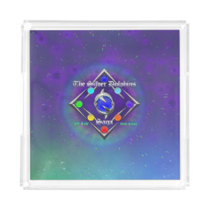 TSDS: Of life and Love Logo Blue and Green Acrylic Tray