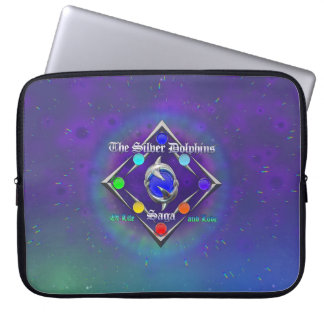 TSDS: Of life and Love Logo Blue and Green Laptop Sleeve