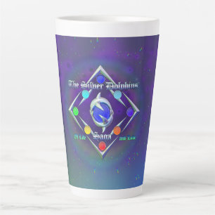 TSDS: Of life and Love Logo Blue and Green Latte Mug