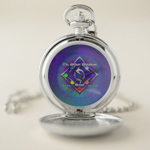 TSDS: Of life and Love Logo Blue and Green   Pocket Watch