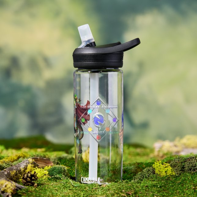 TSDS: Of Life and Love with Justin and Miral 20oz  Water Bottle (Outdoor)