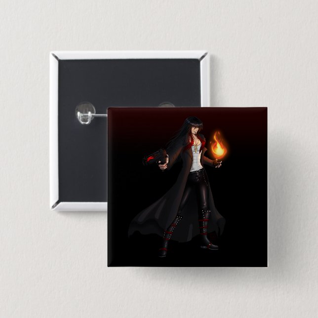 TSDS: Seth, God of Chaos Button (Front & Back)