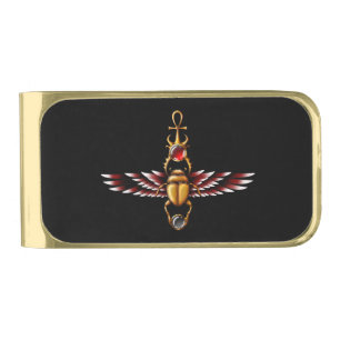 TSDS: Seth's Scarab Coat Gold Finish Money Clip