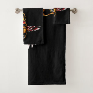 TSDS: Seth's Scarab Coat Graphic Bath Towel Set