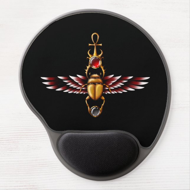 TSDS: Seth's Scarab Coat Graphic Gel Mouse Pad (Front)
