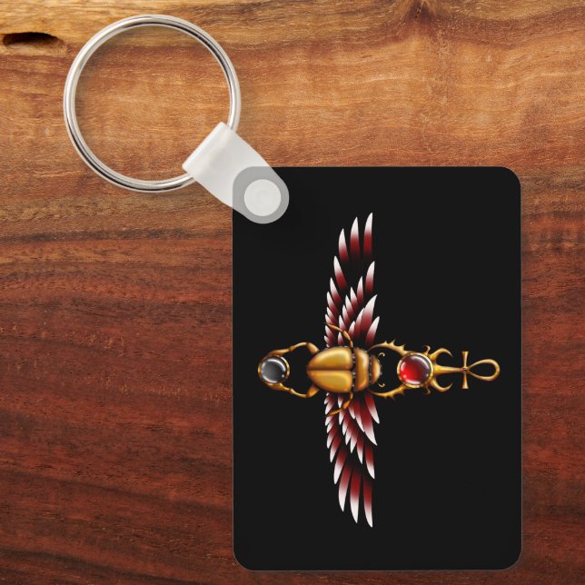 TSDS: Seth's Scarab Coat Graphic Keychain (Front)