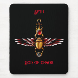TSDS: Seth's Scarab Coat Graphic Mouse Pad