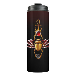 TSDS: Seth's Scarab Coat Graphic Thermal Tumbler