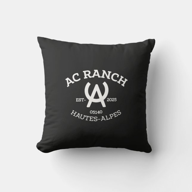 TSHIRT AC RANCH THROW PILLOW (Front)