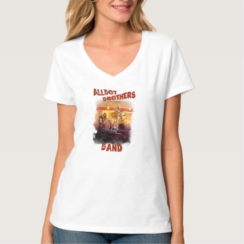 Tshirt Allbot Brothers Band  Bobs Saucer Repair