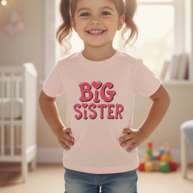 tshirt big sister cute girly sister (Creator Uploaded)