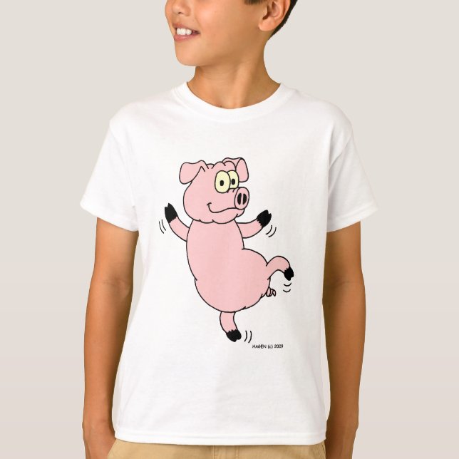 Tshirt Dancing Pig (Front)
