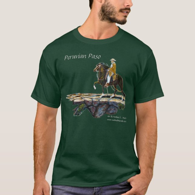 Tshirt, Dark shirts only, Peruvian Mountain Trail (Front)