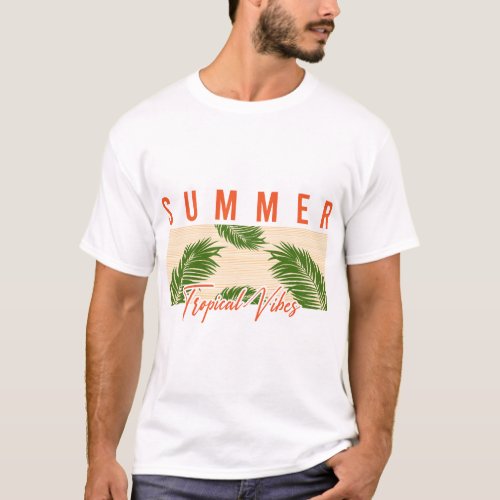 Tshirt_Design_Summer_Tropical_Vibes_ T_Shirt