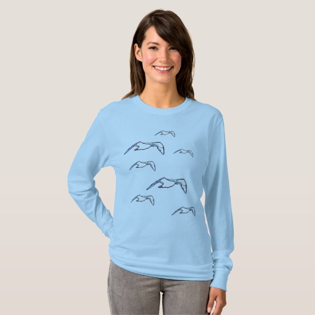 Tshirt - Flock of Seagulls (Front Full)