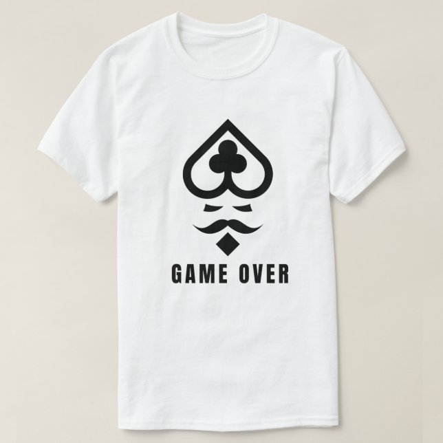 Tshirt for men game OVER  (Design Front)