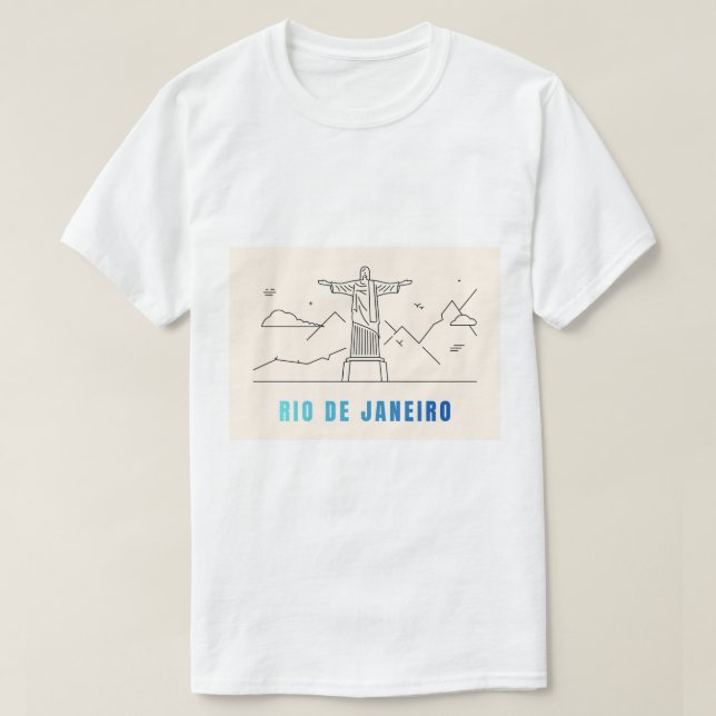 Tshirt for men rio de Janeiro brazil (Design Front)