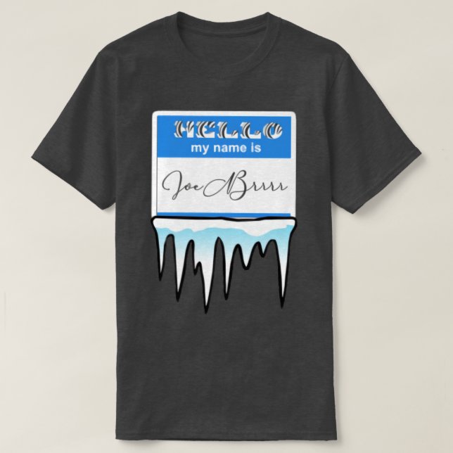 TShirt Joe Brrrr Blue (Design Front)