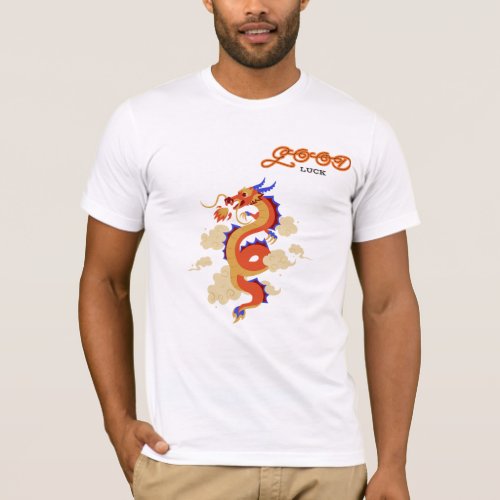 Tshirt Lucky Dragon Fortune Takes Flight 