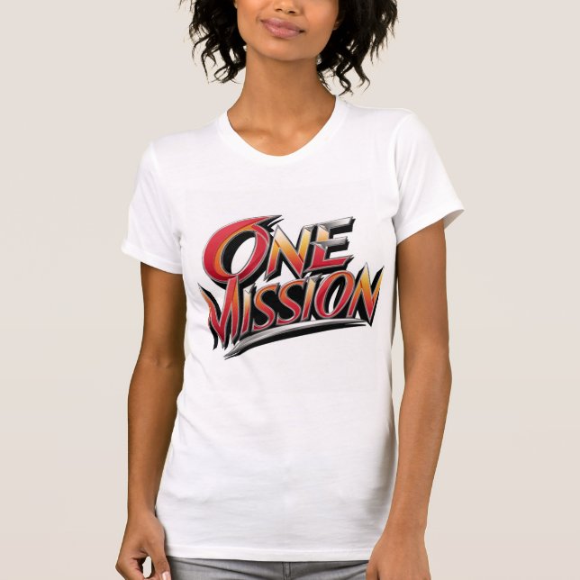 Tshirt - "One mission" (Front)