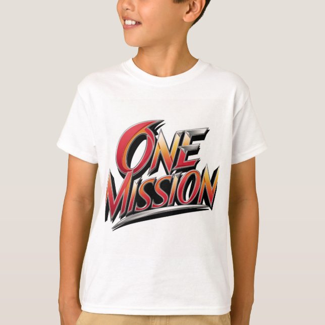 Tshirt - "One mission" (Front)
