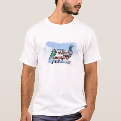 Tshirt Racing Pigeons