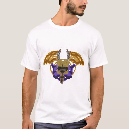 Tshirt with winged face