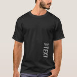 TShirts Clothing Fashion Apparel Add Text Mens<br><div class="desc">Add Your Text Here Template Men's Basic Black Dark T-Shirt.</div>