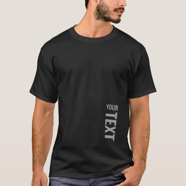TShirts Clothing Fashion Apparel Add Text Mens (Front)