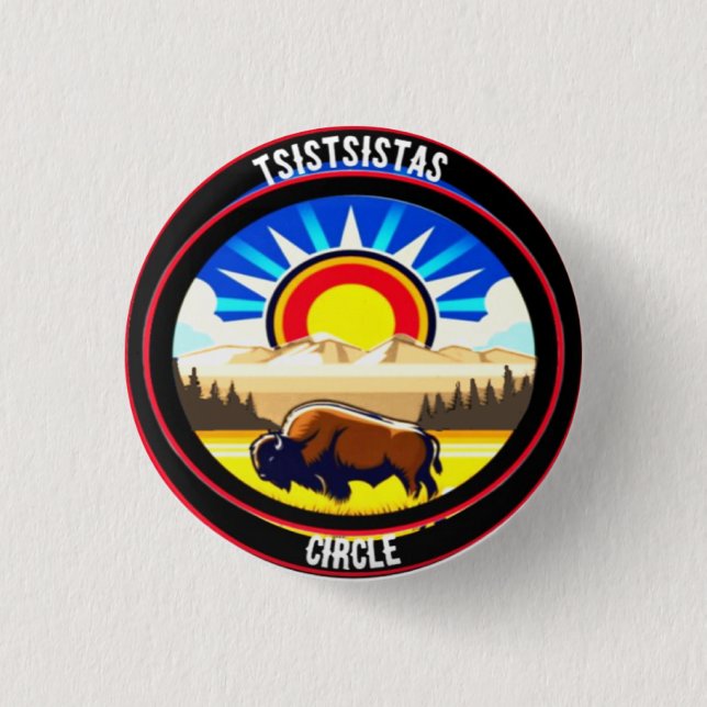Tsistsistas Circle Button (Front)
