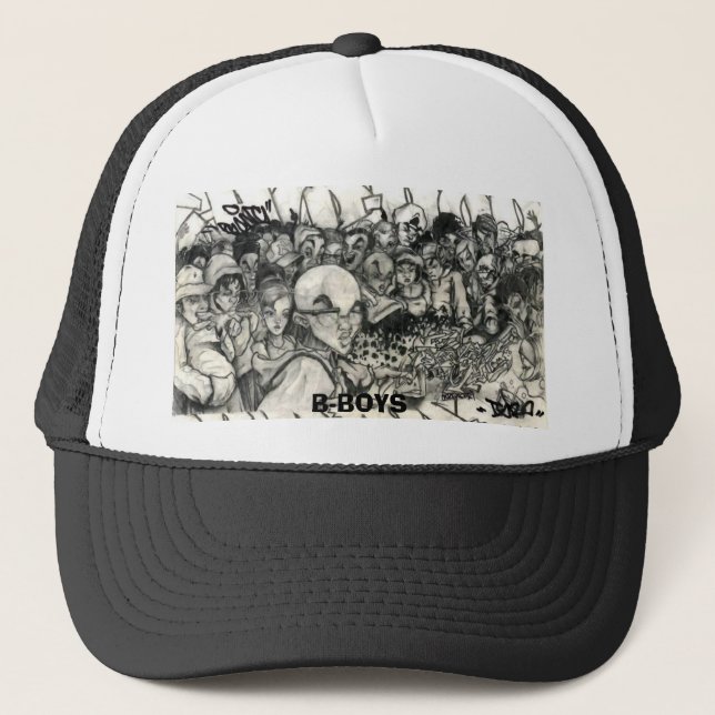 tsk_hiphop_bboy, B-BOYS Trucker Hat (Front)