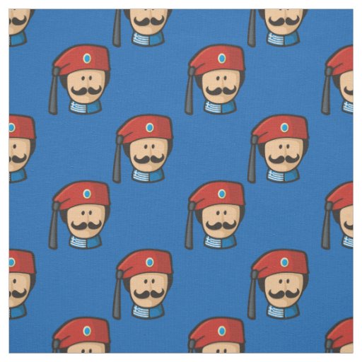 Tsolias Head Pattern Fabric