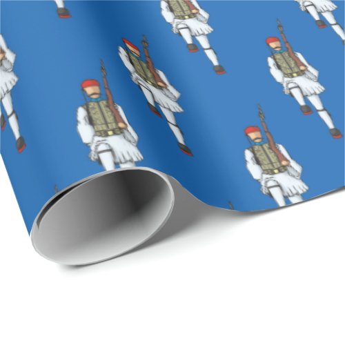 Tsolias Icon Pattern Wrapping Paper