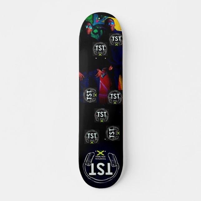 TST Thompson SPIN Twins Skateboard, 7¾" Deck (Front)