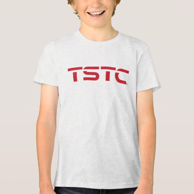 TSTC Block Logo 18 Tri-Blend Shirt (Front)