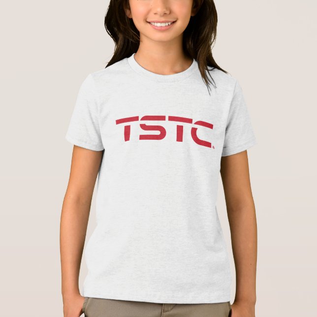 TSTC Block Logo 18 Tri-Blend Shirt (Front)