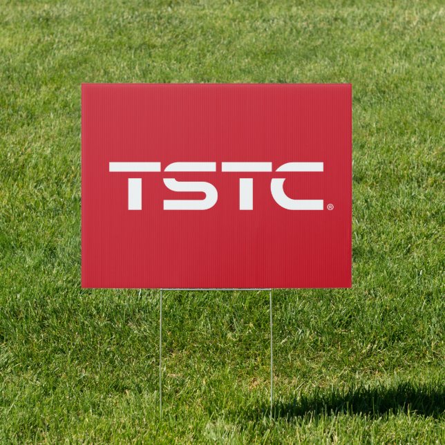 TSTC Block Logo Sign (Insitu)