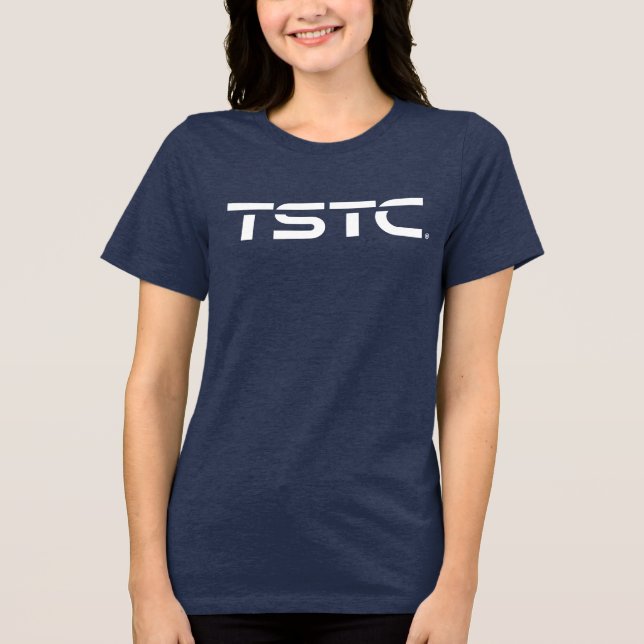 TSTC Block Logo Tri-Blend Shirt (Front)