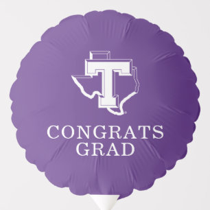 TSU   Bold Purple T Over Texas Balloon