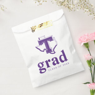 TSU Bold Purple T Over Texas Favor Bag