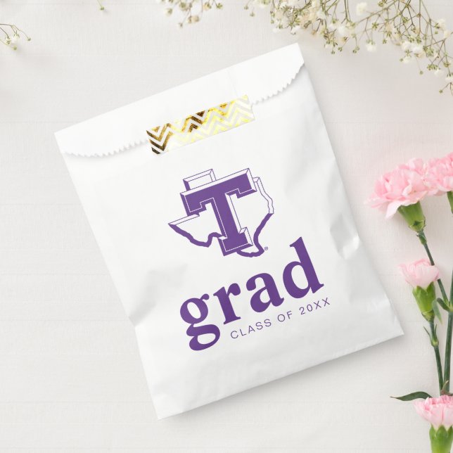 TSU | Bold Purple T Over Texas Favor Bag (Sealed)
