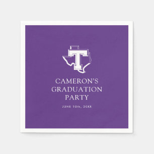 TSU Bold Purple T Over Texas Napkins