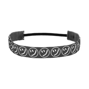 ㋡ Tsu Kana Katakana Smiling Emoji / Emoticon Athletic Headband