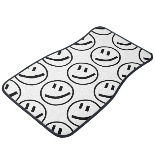  Tsu Kana Katakana Smiling Emoji  Emoticon Car Floor Mat