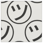 ㋡ Tsu Kana Katakana Smiling Emoji / Emoticon Fabric